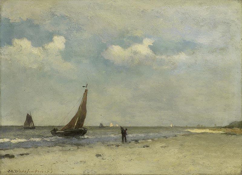 Jan Hendrik Weissenbruch Strandgezicht oil painting picture